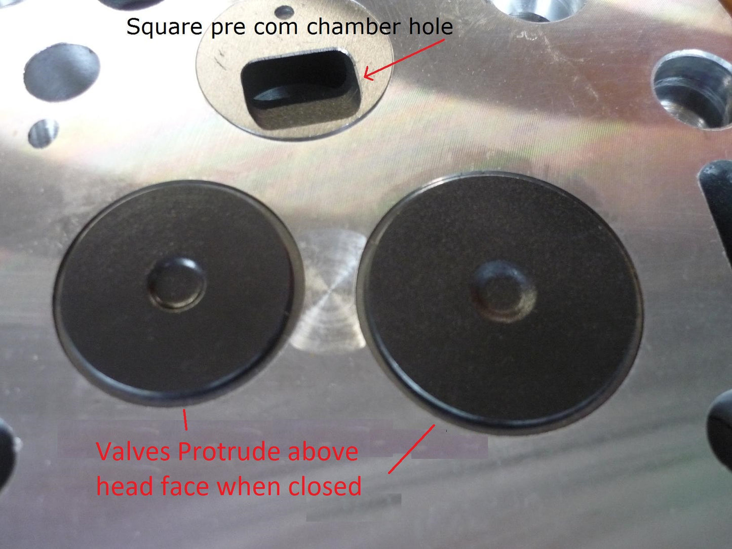 Mitsubishi 4D56 Cylinder head (protruding valve) (Bare)